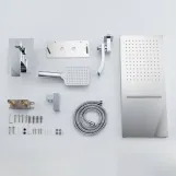Душова система прихованого монтажу GAPPO G7107-70 із верхнім душем з виливом, хром Фото - 9