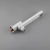 Встроенная душевая система GAPPO G7117-8, излив - переключатель на лейку, 3-функции, белый/хром Фото - 5