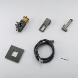 Гигиенический душ со смесителем GAPPO G7217-9 скрытого монтажа, оружейная сталь Фото - 4