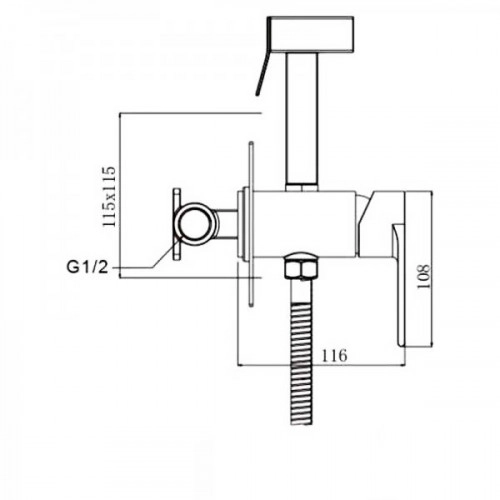 Гигиенический душ GAPPO G7299-20  Фото - 1