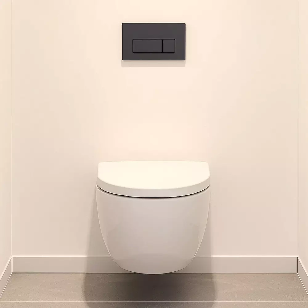 Клавиша смыва Geberit Delta50 115.119.14.1 черный матовый Фото - 4