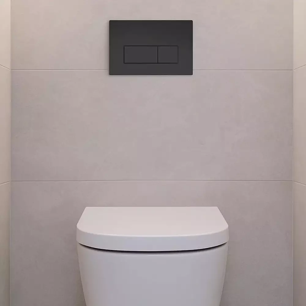 Клавиша смыва Geberit Delta50 115.119.14.1 черный матовый Фото - 5