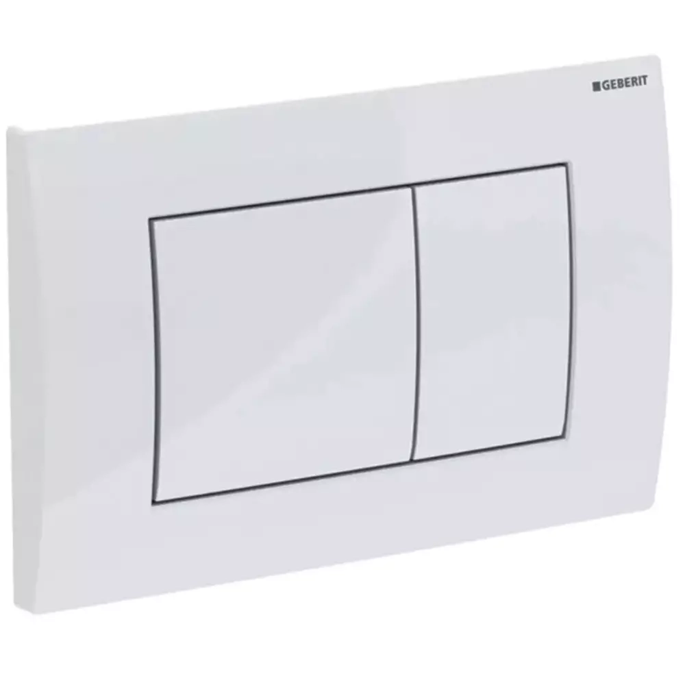 Клавіша змиву Geberit Delta20 square 115.137.11.1 альпійський білий Фото - 1