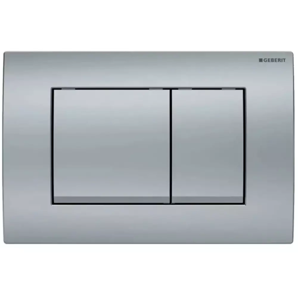 Клавиша смыва Geberit Delta20 square 115.137.46.1 хром матовый