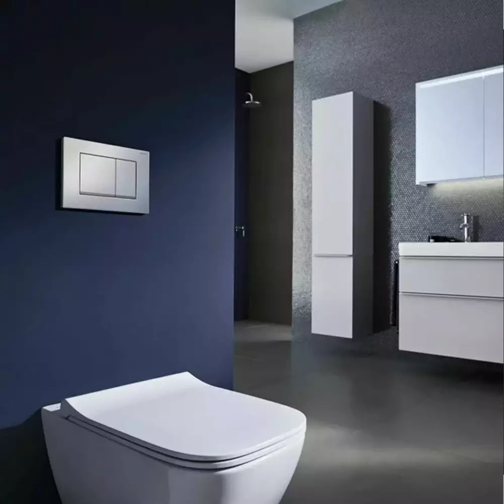 Клавиша смыва Geberit Delta20 square 115.137.46.1 хром матовый Фото - 3