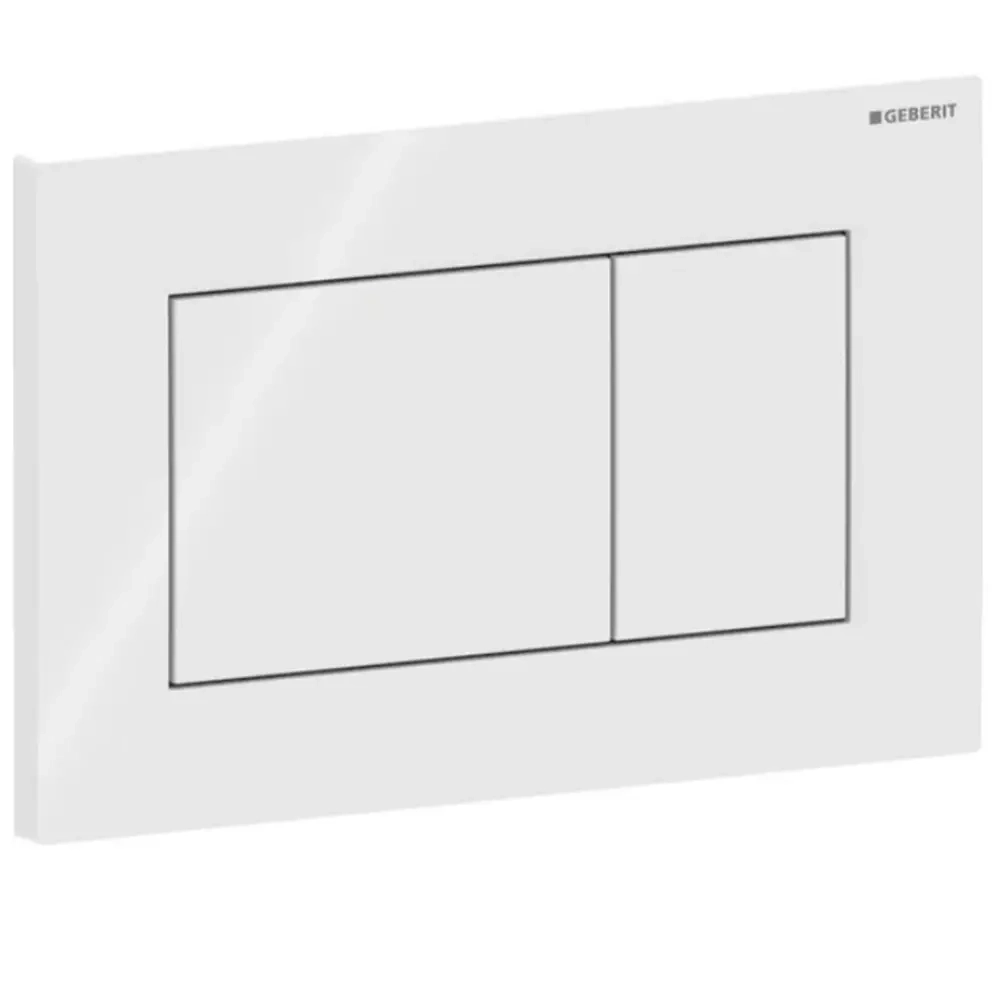 Клавиша смыва Geberit Sigma01 square 115.660.11.1 белый глянец Фото - 1