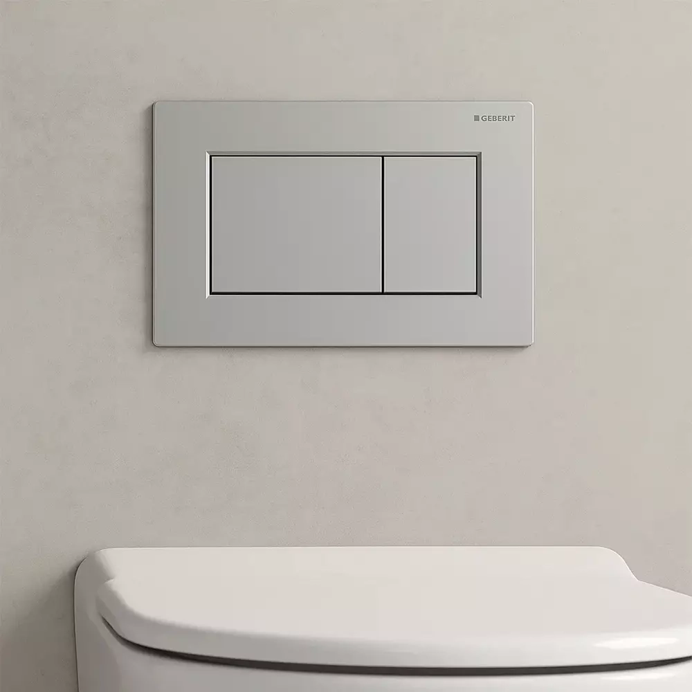 Клавіша змиву Geberit Sigma01 square 115.660.JQ.1 хром матовий Фото - 3