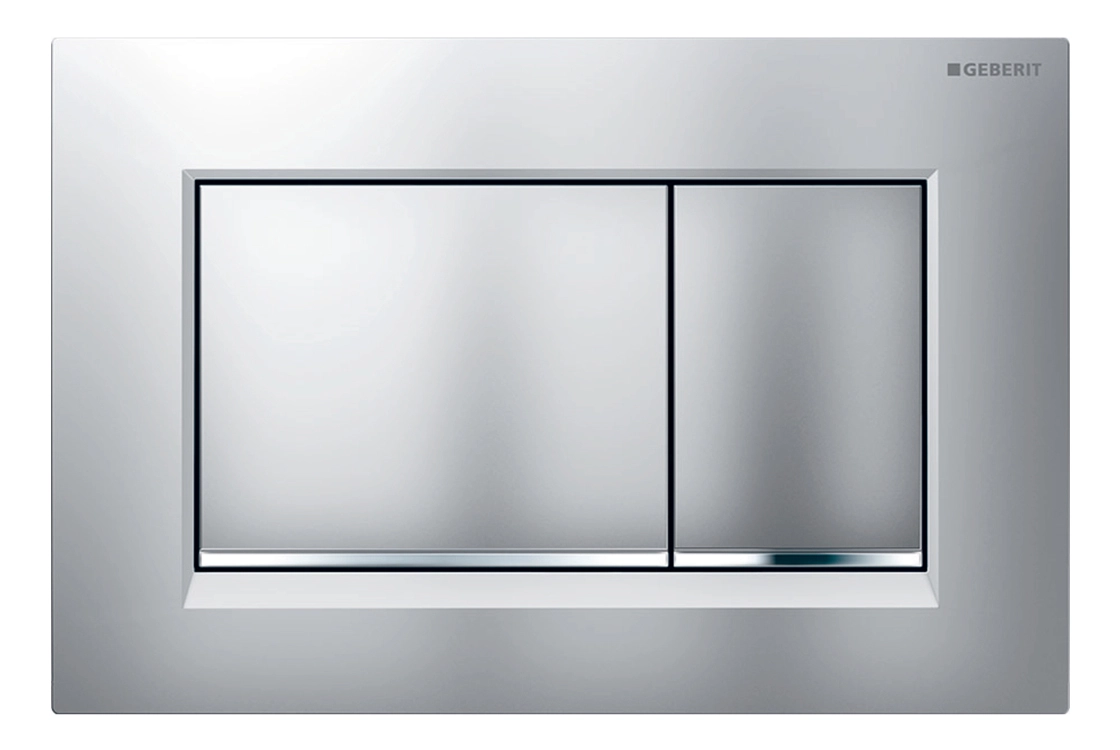 Клавиша смыва Geberit Sigma20 square 115.883.JQ.1 хром матовый