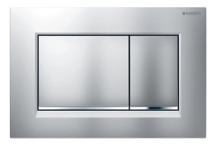 Клавиша смыва Geberit Sigma20 square 115.883.JQ.1 хром матовый