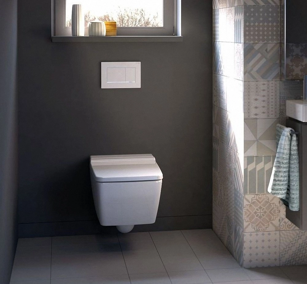 Клавиша смыва Geberit Sigma20 square 115.883.KJ.1 белый/хром глянцевый Фото - 3