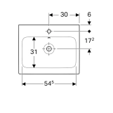 Раковина Geberit iCon 60 см (124060000) Фото - 3