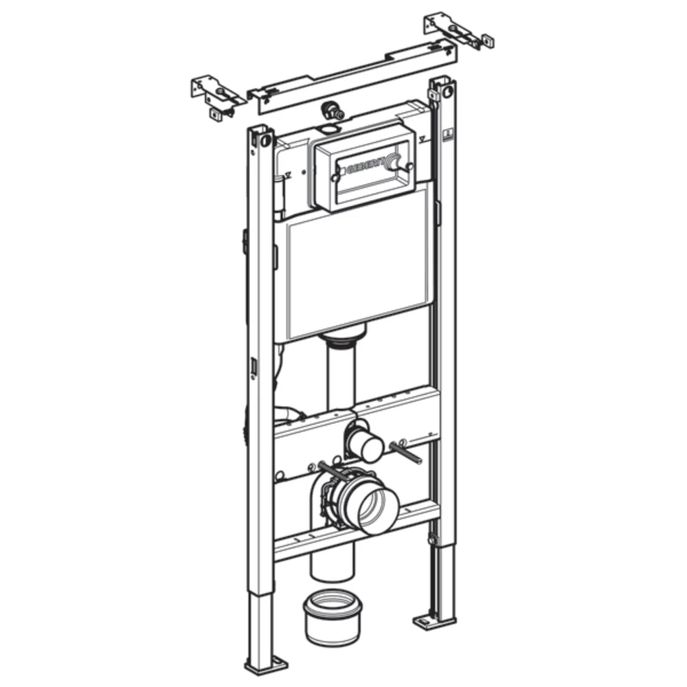 Инсталляция для унитаза GEBERIT Duofix Basic 112 см Фото - 1