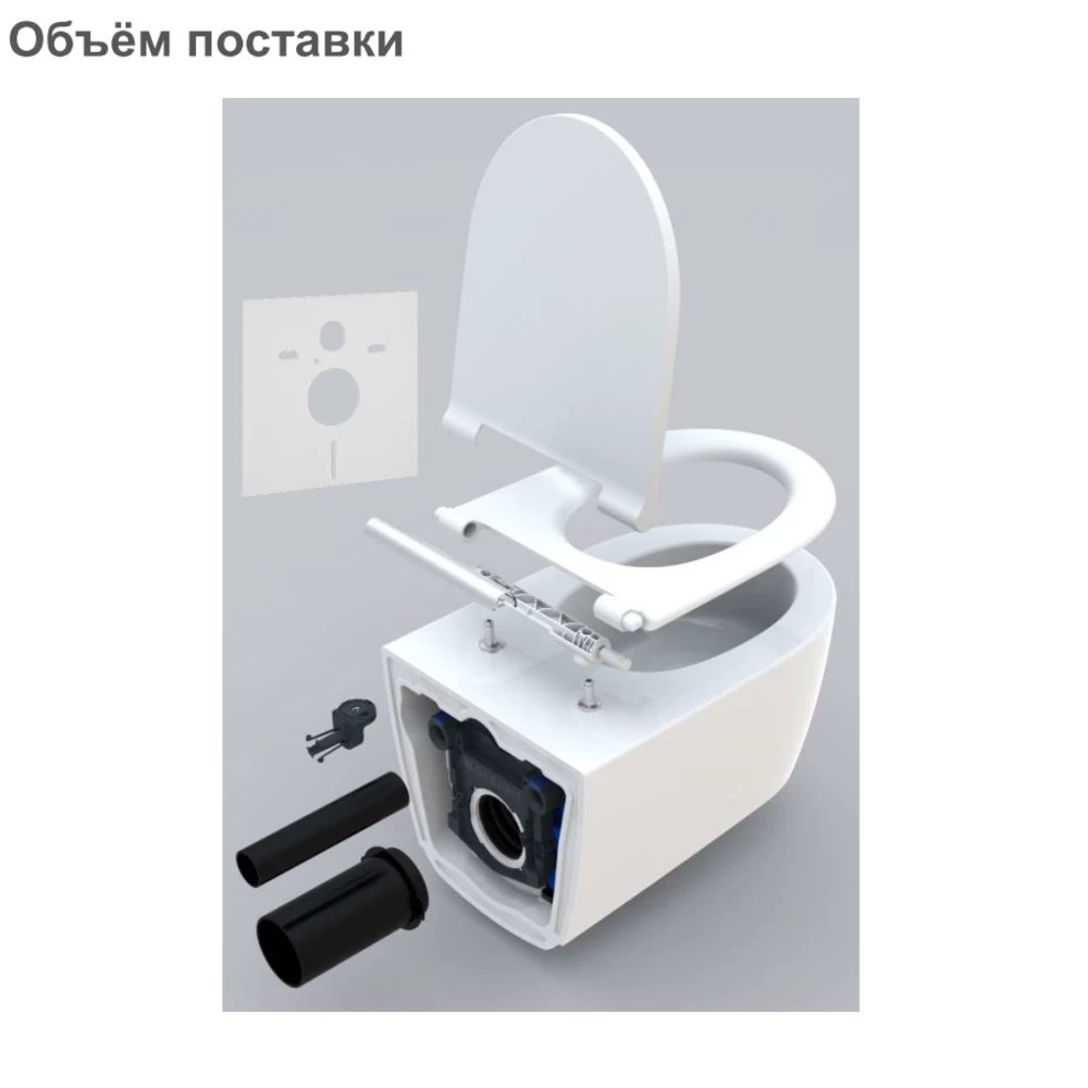Унітаз підвісний Geberit ONE, TurboFlush із сидінням Soft Close, декоративна накладка біла (500.201.01.1) Фото - 8