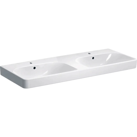Раковина Geberit Smyle Square 120 см подвійна (500.223.01.1)
