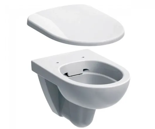 Унітаз підвісний Geberit SelNova із сидінням Soft Close (500.265.01.1+500.335.01.1)
