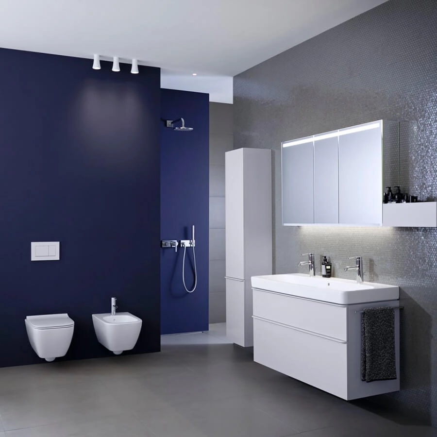 Тумба для раковины Geberit Smyle Square подвесная 90 см белый (500.354.00.1) Фото - 1