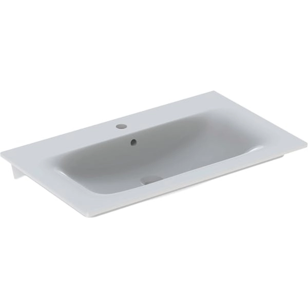 Раковина Geberit Selnova Square 80 см, білий глянець (500.995.00.1)
