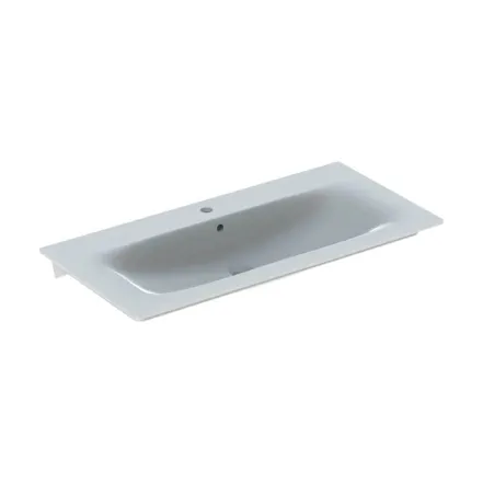 Раковина Geberit Selnova Square 100см врізна у стільницю білий (500.997.00.1)