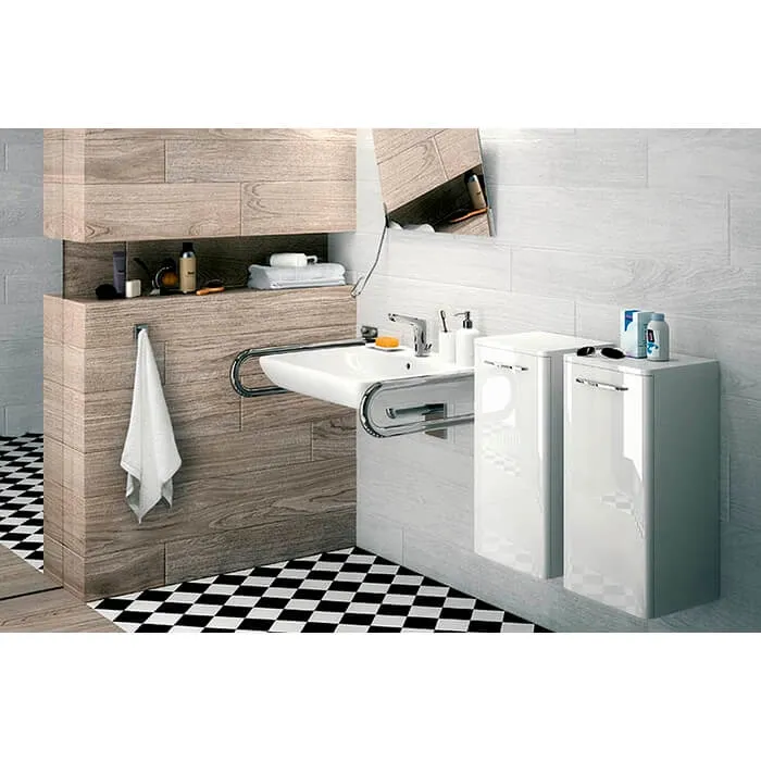 Раковина Geberit Selnova Comfort 55 см для людей з обмеженими фізичними можливостями (501.461.00.7) Фото - 3