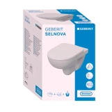 Унітаз підвісний Geberit Selnova Rimfree із сидінням Soft Close (501.751.00.1) Фото - 1