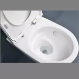 Унитаз подвесной Geberit iCon, TurboFlush, с крышкой дюропласт, белый глянец (503.045.00.1) Фото - 5