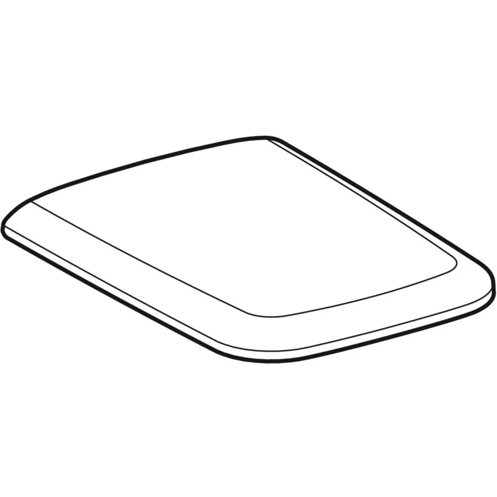 Кришка для унітазу Geberit iCon Square, Soft-Close (571910000) Фото - 2