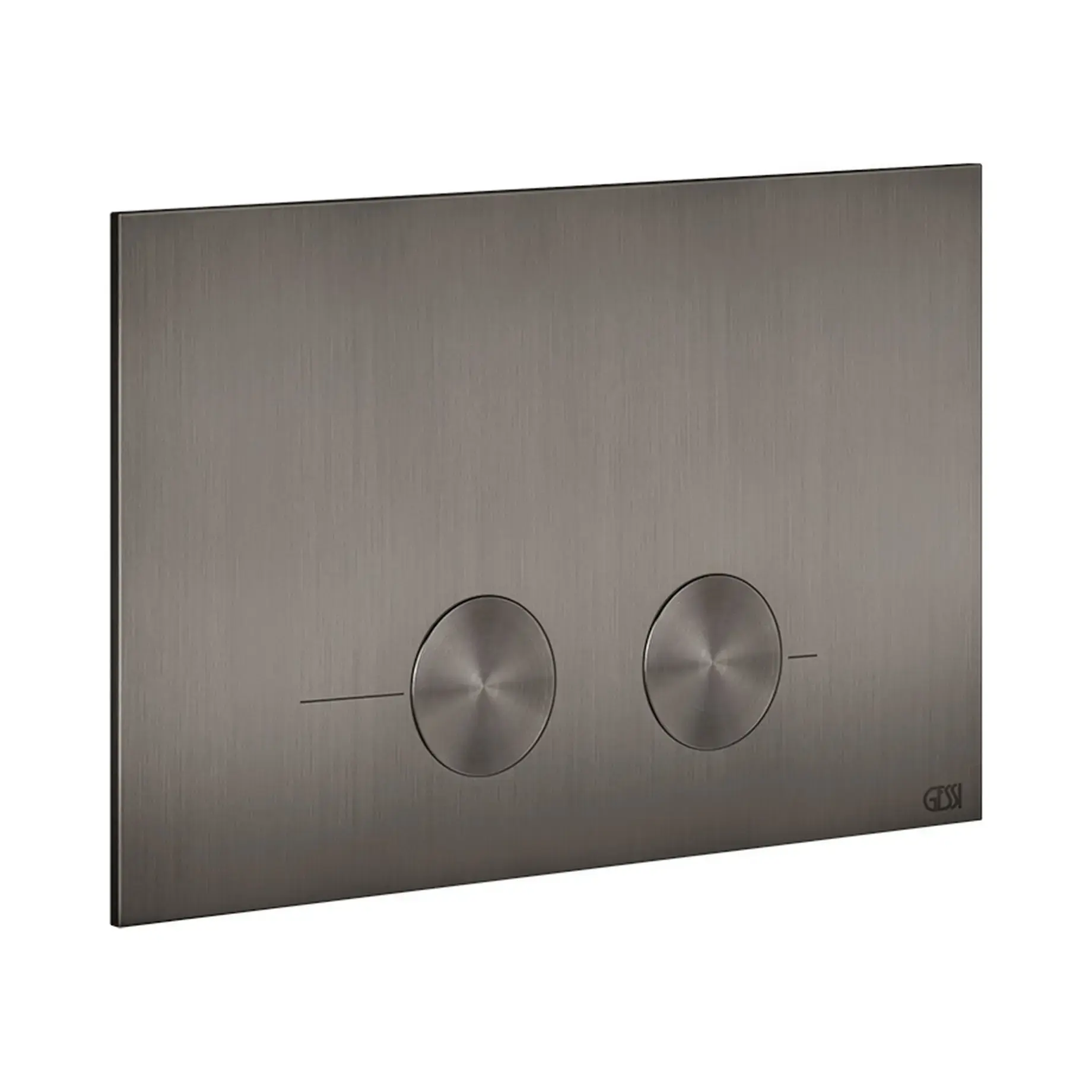 Клавіша змиву Gessi Goccia Geberit Sigma 8, Sigma 12, black metal brushed PVD (54611-707)