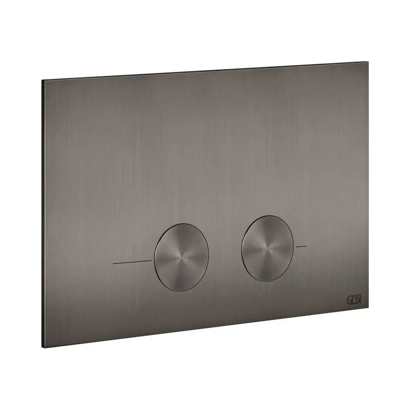 Клавіша змиву Gessi Goccia Geberit Sigma 8, Sigma 12, black metal brushed PVD (54611-707)