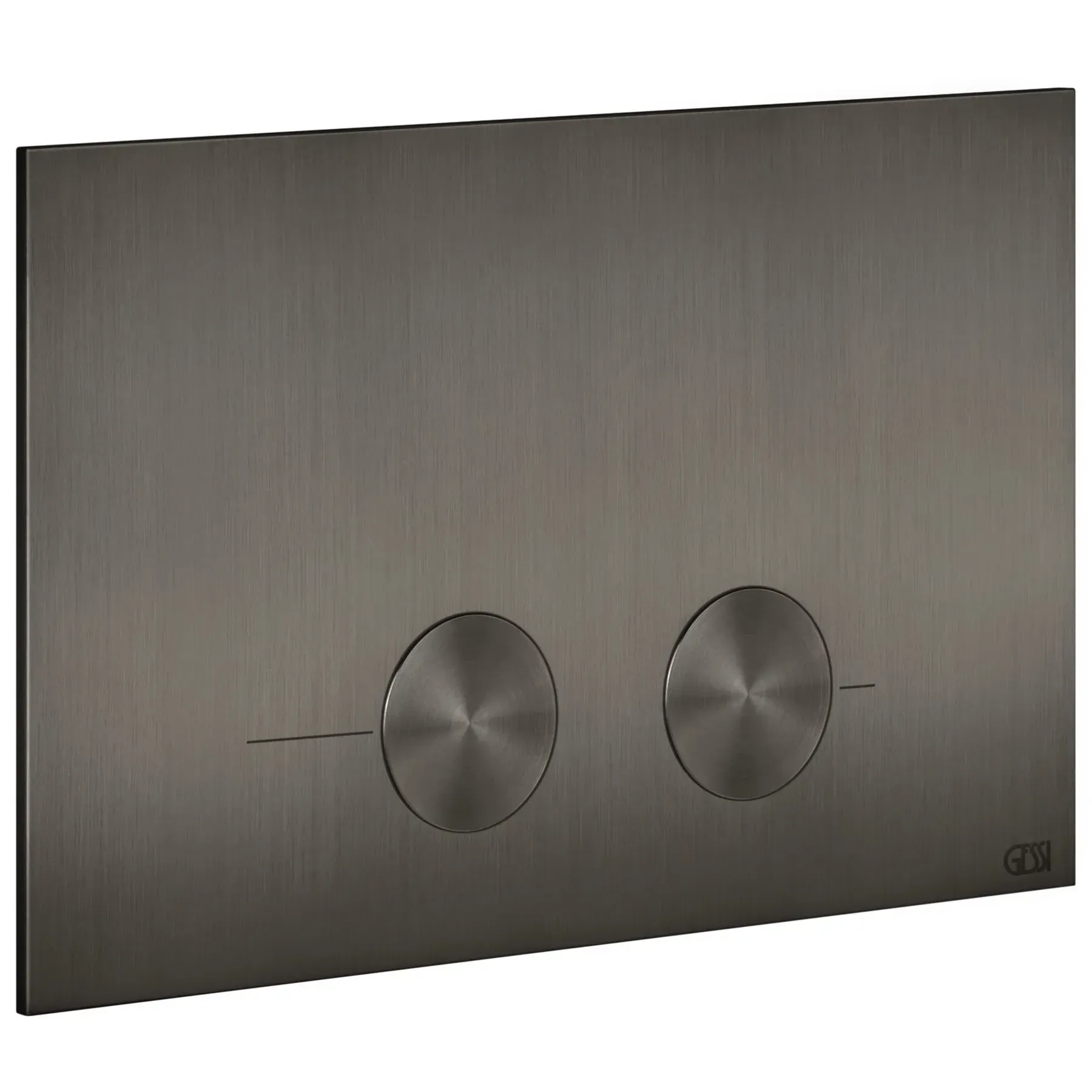 Кнопка смыва Gessi Goccia для Geberit Sigma 8, Sigma 12, черный металл с матовой PVD-покрытием (54611-707)