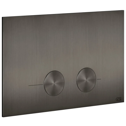 Клавіша змиву Gessi Goccia Geberit Sigma 8, Sigma 12, black metal brushed PVD (54611-707)