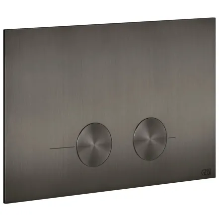 Кнопка смыва Gessi Goccia для Geberit Sigma 8, Sigma 12, черный металл с матовой PVD-покрытием (54611-707)