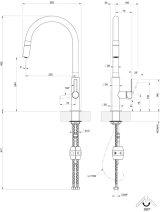Змішувач для кухні Gessi Mesh, Finox/Matt Black (60003599) Фото - 1