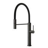Смеситель для кухни Gessi 316 FLESSA, Black Metal Brushed PVD (60012707)