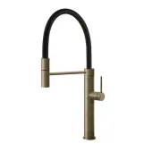 Змішувач для кухні Gessi 316 FLESSA, Warm Bronze Brushed PVD (60012726)