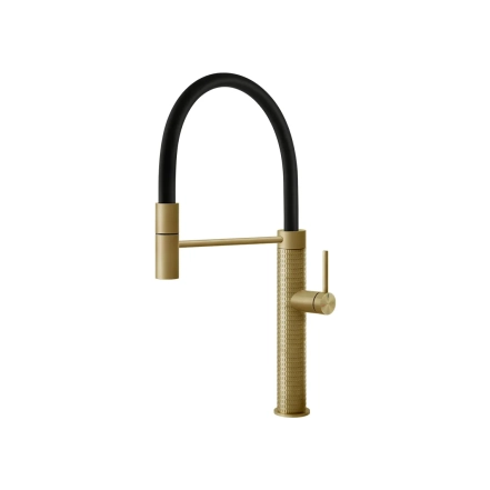 Змішувач для кухні Gessi 316 Kitchen Meccanica, Brushed Brass PVD (60012727)