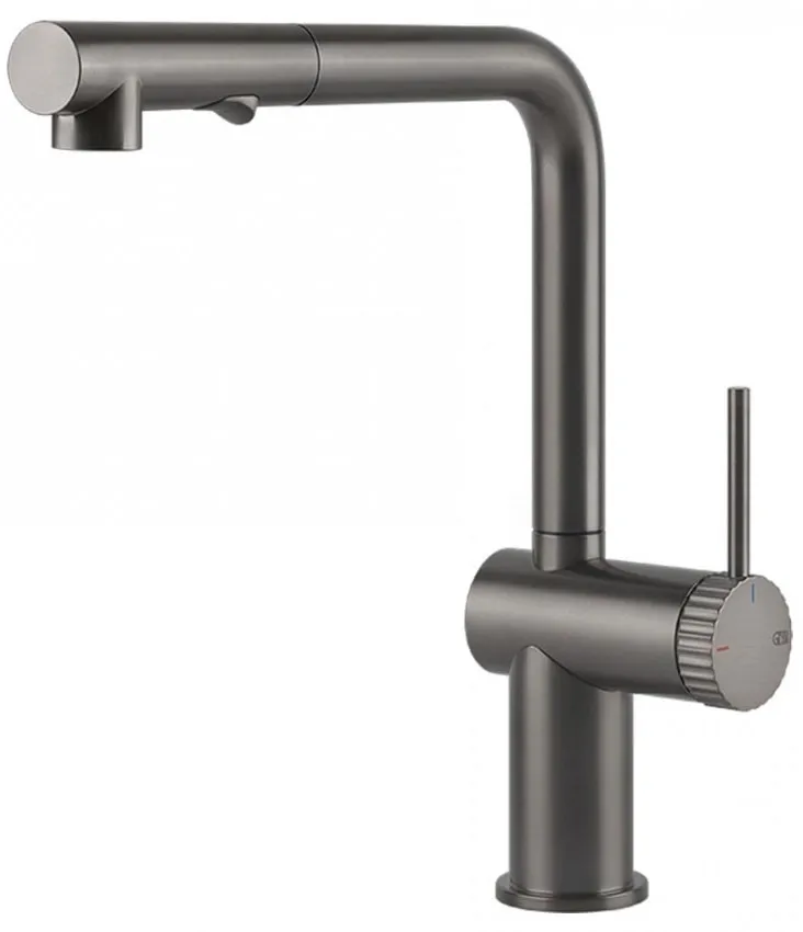 Смеситель для кухни Gessi Inedito, Black Metal Brushed GHRC (60457126)
