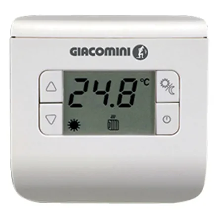 Термостат цифровой электронный GIACOMINI, размер батареи А2АА 1,5В K494AY001
