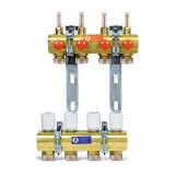 Коллекторная группа GIACOMINI 1''x 10 Euroconus-3/4'' с расходомерами (R553KY070)