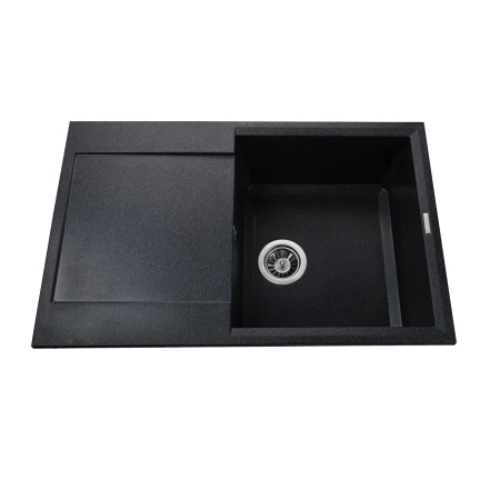 Гранитная мойка Globus Lux KOMO графит 790х500мм-А0001