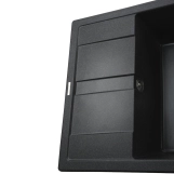 Гранітна мийка Globus Lux ONE графіт 650х500мм-А0001 Фото - 4