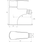 Смеситель для биде Globus Lux QUEENSLAND GLQU-106 Фото - 4