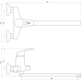 Змішувач для ванни Globus Lux Caprice GLCA-0208 Фото - 1