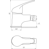 Змішувач для біде Globus Lux Solly GLSO-0106 Фото - 4