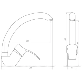 Змішувач для кухні Globus Lux QUEENSLAND GLQU-103S Фото - 1