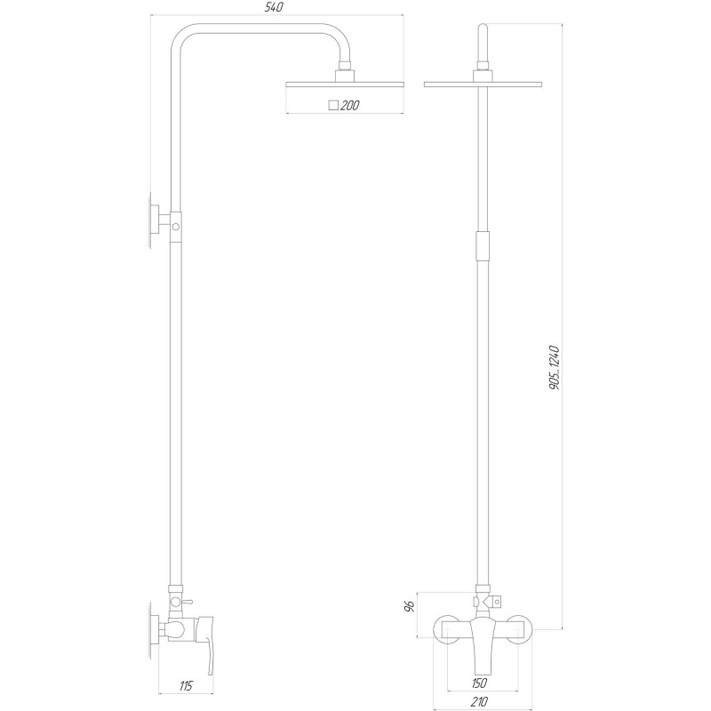 Душова система Globus Lux QUEENSLAND GLQU-0077 Фото - 1