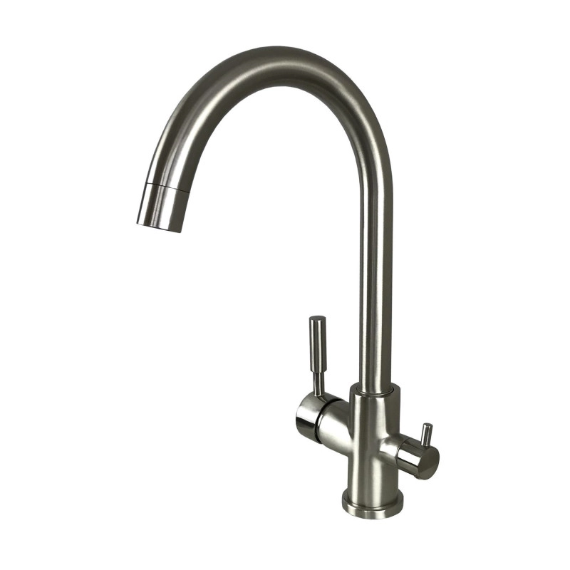 Смеситель для кухни под осмос Globus Lux LAZER GLLR-0333-8-StSTEEL Фото - 2