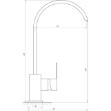 Змішувач для кухні Globus Lux Milano GLM-0203L Фото - 1