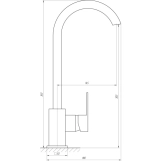Змішувач для кухні Globus Lux Milano GLM-203SQ-FRANKE Фото - 1