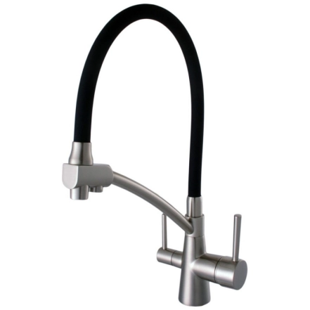 Смеситель для кухни под осмос Globus Lux LAZER GLLR-0700-8-STSTEEL