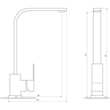 Змішувач для кухні Globus Lux SICILIA SBQ-203S Фото - 1